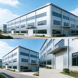 Grote, multi-span logistieke magazijnen, mega-magazijnen, prefab stalen frame magazijnen - Product Image 2