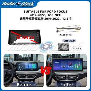 फोर्ड फोकस mk4/c519 (2019-2022) 12.3 इंच एकीकृत टच स्क्रीन बेज़ेल सिंक सिस्टम अपग्रेड - Product Image 2