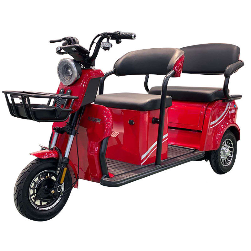 二人乗り フル電動自転車 速度35kmh フル電動走行60km 48V 400W かご 