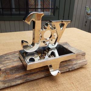 ที่ใส่ถุงเท้ายาวแบบโลหะคำสันติภาพของตกแต่งคริสต์มาส - Product Image 5