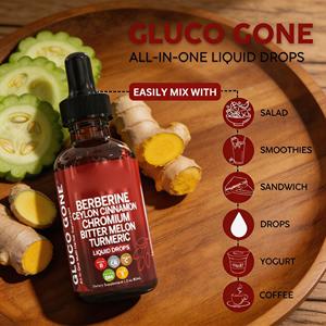 Gluco Gone Liquid Drops - Suplemen Berberine, Kayu Manis & Kromium All-in-One untuk Kadar Glukosa yang Sehat, Ideal untuk Dewasa - Product Image 4