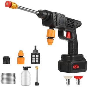 <span class=keywords><strong>Nettoyeur</strong></span> <span class=keywords><strong>haute</strong></span> <span class=keywords><strong>pression</strong></span> portable sans fil, <span class=keywords><strong>nettoyeur</strong></span> <span class=keywords><strong>haute</strong></span> <span class=keywords><strong>pression</strong></span> alimenté par batterie 6000mAh avec batterie rechargeable pour clôture murale de sol de voiture - Product Image 3