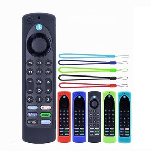 Cocok untuk <span class=keywords><strong>AMZ</strong></span> <span class=keywords><strong>TV</strong></span> Box Universal Remote Control, Penutup Pelindung Silikon, Cangkang Pelindung Warna Bercahaya Anti Jatuh - Product Image 1