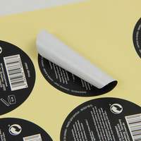 Étiquette personnalisée en papier imperméable avec logo imprimé pour vêtements