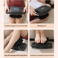 Pistolet de massage musculaire professionnel sans fil à percussion portatif pour le corps, les jambes et le cou, avec 20 têtes, vibrateur électrique pour tissus profonds