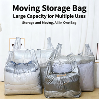 Bolsas de Plástico Resistentes y Gruesas de Gran Capacidad para Mudanza, Impermeables, para Empacar Ropa, Mantas y Equipaje