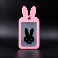 Tempat Kartu Foto PVC dengan Gantungan Kunci, Album Kartu Foto Mini Bintang Custom, Tempat Kartu Koleksi untuk Penggemar