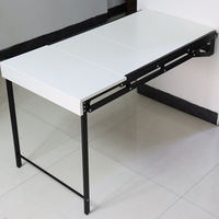 Petite Table Murale Rabattable pour Étude, Dîner, ou Support de Fleurs de Balcon