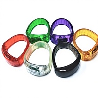 Bracelet lumineux LED en PVC contrôlé par le son avec logo personnalisé pour les fêtes et événements – Vente en gros