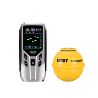Détecteur de poissons portable LUCKY FF208 avec affichage de la profondeur de l'eau, fournitures marines