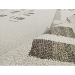 Alfombra hecha a mano de seda de bambú y lana con patrón geométrico minimalista moderno, diseño personalizado esponjoso para sala de estar hecho a máquina - Product Image 4