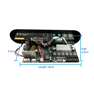 D1000 <span class=keywords><strong>C</strong></span>ông Suất Cao Kênh 2.1 Cho Bluetooth Home Board Khuếch Đại 50W + 50W + 100W USB/TF Hỗ Trợ Kép Mic Đầu Vào Nhôm - Product Image 5