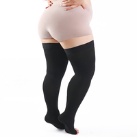 Chaussettes de compression personnalisées avec logo, 20-30 mmHg, pour hommes et femmes, anti-varices, fournisseur d'usine