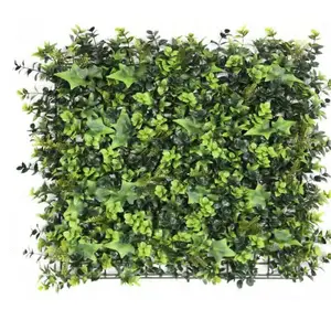 8ftx8ft buxo artificial Wall Decor Artificial Planta e pinho Green Grass Backdrop Parede para Eventos Decoração do casamento