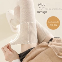 Chaussettes de compression hautes en tricot épais pour femme, extra longues, au-dessus du genou, chaudes, absorbant la transpiration, pour usage quotidien
