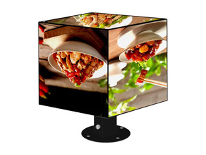 <span class=keywords><strong>LED</strong></span> Küp Ekran P2.5 320x320mm 5 Taraflı Küp <span class=keywords><strong>LED</strong></span> Ekran <span class=keywords><strong>WiFi</strong></span> Kontrollü Akıllı Video Küp Ekran Perakende Mağazaları için - Product Image 2