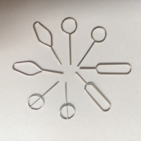 Adaptadores Micro Sim de tarjeta SIM de metal de acero redondo de muestra gratis Adaptador de tarjeta SIM estándar Pin de expulsión para teléfono
