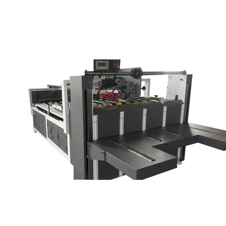 2800mm Corrugated Cardboard Box Folding Gluing Machine Semi Automatic ...