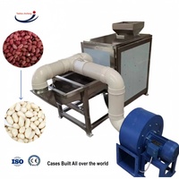 Machine à peler les cacahuètes de type sec JINCHENG 100-300 kg/heure, 220V/380V, tension personnalisable, garantie 1 an