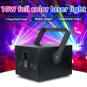 SHTX panas!! RGB lampu Laser 10 W dengan dmx512, lampu panggung 10 Watt animasi, lampu Laser untuk klub malam 15w lampu lazer