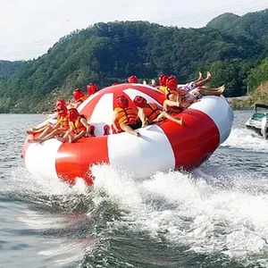 316 thép không gỉ xoay nước towable inflates Disco thuyền 12 người Inflatable hurricae thuyền nhà máy giảm giá bây giờ