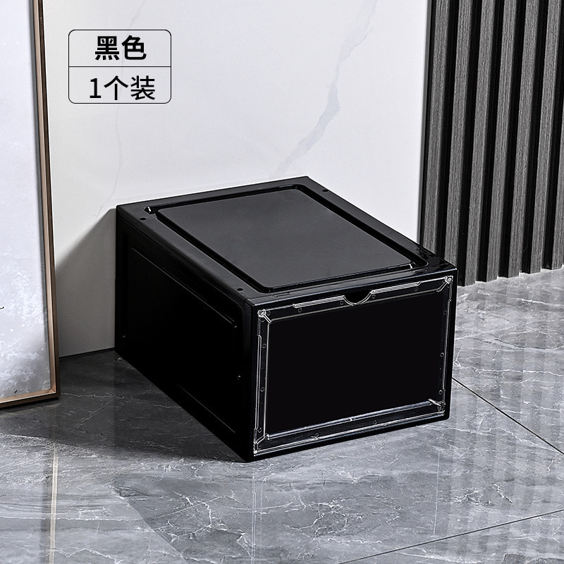 Black front-opening small door, 34.5*27*19cm