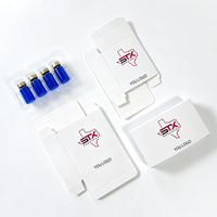 Scatola Personalizzata per Fiale in Cartone a Quattro Colori, Resistente, per Fiale da 5ml, 8ml, 10ml, Contenitore Singolo con Vassoio in Plastica