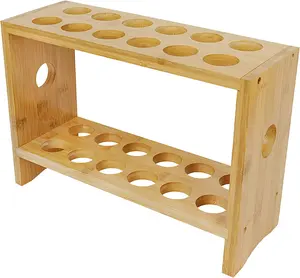 JUNJI – plateau à œufs en bois un support à œufs décoratif, organisateur de cuisine, pour le stockage des œufs dans la cuisine du magasin ou du poulailler