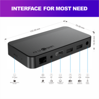 Nuevo TV Box 2026 con Android 10, Lemon TV L1 H313, 2GB/8GB, Wi-Fi 2.4GHz y 5GHz, Receptor de TV Digital Android, Actualización del Q5 TV Box