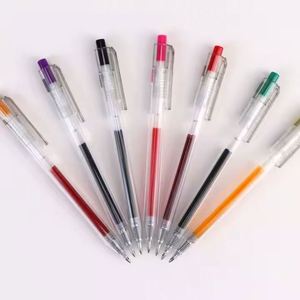 Wholesale 0.7mm Blue Ink <b>Roller</b> Black Neutral Gel Pens Smooth Writing School Supplies Stationery Pen Custom Logo Plastic 0.5mm - Product Image 5