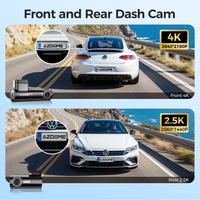 Caméra de tableau de bord universelle AZDOME M330Max 5G Wi-Fi 4K+2.5K ADAS avec super condensateur et mode stationnement, double caméra de voiture DVR