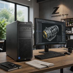 Station de travail graphique HPS HPE Z6G5 Z6G4 Tower pour IA et apprentissage profond, personnalisable, processeur Xeon W5-3525, 32 Go, 1 To, A1000 8 Go - Product Image 1