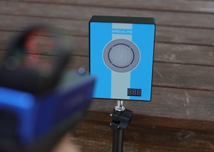 Cible d'entraînement à la tir à sec IDPA pour la maison. Cible <span class=keywords><strong>laser</strong></span> rechargeable. Son auto-installé et retour d'information instantané par flash. - Product Image 6
