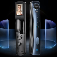 Serrure de porte intelligente application de casier électronique interphone vidéo poignée de porte principale serrure de bouton de jante candado inteligente