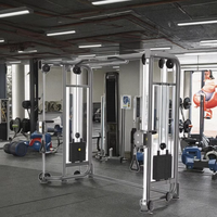 Équipement de gymnastique commercial de musculation professionnel Machine de fitness multifonctionnelle à câble réglable