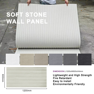 Modern 3D Model Design MCM Soft <strong>Stone</strong> Flexible <strong>Stone</strong> <strong>Cap</strong> for Hotel Exterior <strong>Wall</strong> Decoration Waterproof 4-6mm Thickness - Product Image 4