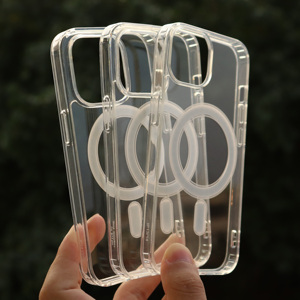 <span class=keywords><strong>Funda</strong></span> Magnética Transparente de Acrílico para 17 Pro Max con Protección de 360°, Carga Inalámbrica y Resistente a Impactos - Product Image 3