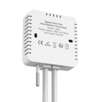 Zigbee Tuya Smart Life Module de commande de thermostat de radiateur 110 ~ 230V fil pilote intelligent pour le chauffage de la pièce WiFi pour un usage domestique