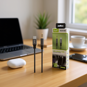 สายเคเบิลเสริม S&N Type-C 3.5 มม. 1000 มม. แบบเสียบใช้งานได้ทันที - Product Image 3