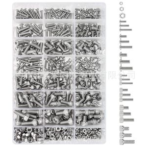 304 Stainless Steel Cylindrical Head <b>Socket</b> Screws M3 M4 M5 M6 8 12 <b>16mm</b> DIN912 Combination Screw Kit - Product Image 5