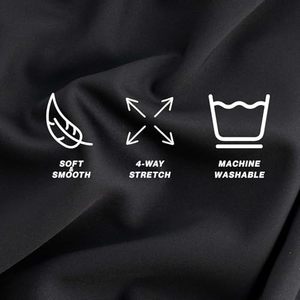 Stretchy White <b>Knit</b> Polyester Spandex Fabric Sold Per Yard Soft Elastic Cloth Perfect For Hand Sewing And Dress Production - Product Image 3