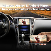 Interface sans fil CarPlay et Android Auto pour Infiniti Q50/Q60/QX50 2014-2015, navigation Android Auto, Mirror Link, Airplay