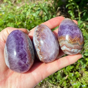 Œuf en améthyste et agate naturelle de haute qualité pour la décoration intérieure et les cadeaux – Vente en gros - Product Image 3