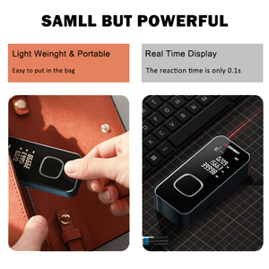Industrial 40m/60m Portable Rechargeable Lithium Mini Handheld OEM/ODM Black <b>Light</b> Range Finder Laser Meter - Product Image 3