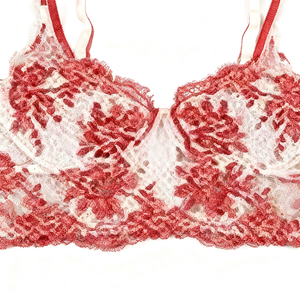 Женский кружевной бюстгальтер с цветочным принтом - Product Image 3