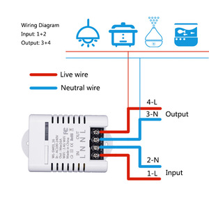 Wifi Thông Minh Chuyển Tiếp <span class=keywords><strong>Relay</strong></span> 20A Tuya WIFI RF Cuộc Sống Thông Minh App Điều Khiển Từ Xa Không Dây Làm Việc Với Alexa IFTTT Google Home Mini - Product Image 5