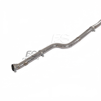 Échappement sport OEM pour BMW F30 F35 320 330 2.0T en acier inoxydable avec silencieux à valve et embout noir