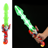 Bâtons lumineux LED pour enfants de haute qualité, épées de dessin animé en plastique bon marché, jouets lumineux