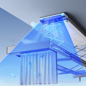 Invisible starry sky <b>lamp</b> intelligent remote control lifting disinfection sterilization drying balcony electric drying rack - Product Image 4