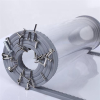 Rideau de Porte Magnétique en PVC Anti-Poussière pour Entrepôt et Atelier - Fourniture d'Usine